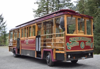 Photo of trolley in Ketchikan